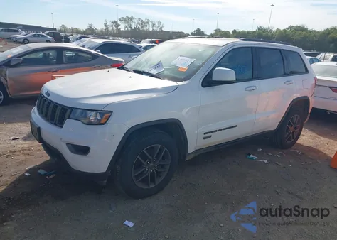 2016 Jeep Grand Cherokee 75Th Anniversary z USA, uszkodzony, nr VIN 1C4RJFAGXGC493990